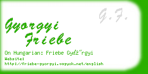 gyorgyi friebe business card